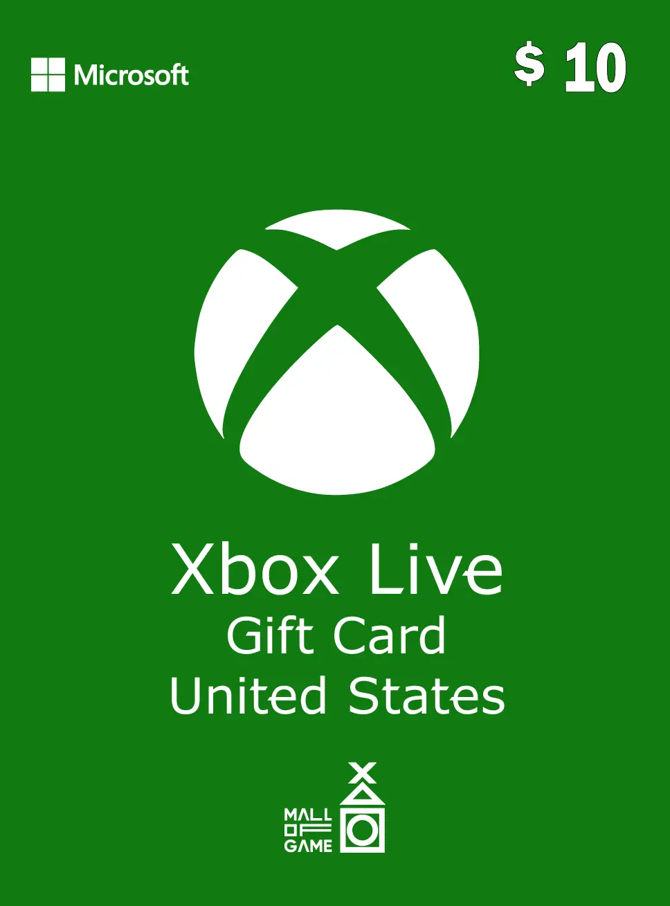 Xbox Live Gift Card - US$ 10